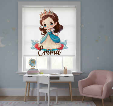 Kids roller blind princess design - TenStickers