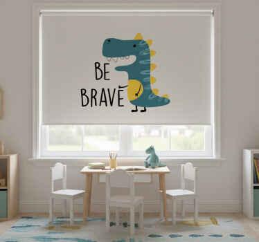 Blind children nordic dinosaur be brave - TenStickers