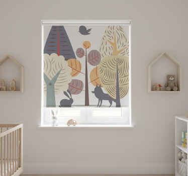 Blind children pastel joyful forest - TenStickers