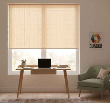 Rollo fenster beige mit bambus-muster - TenStickers