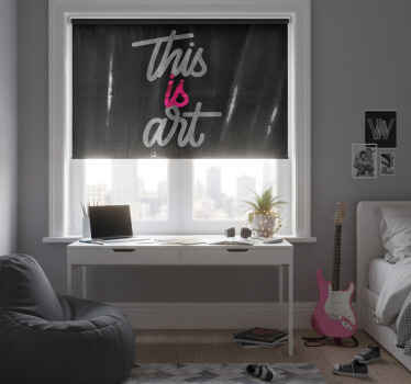 Rollo fenster schwarz kunst vinylteppich pink schwarz - TenStickers
