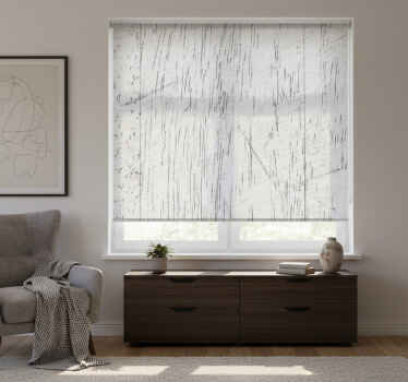 Toile fenêtre gris effet mur rayé - TenStickers