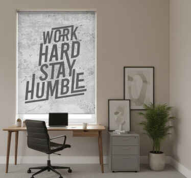Office window roller blind for hard work - TenStickers