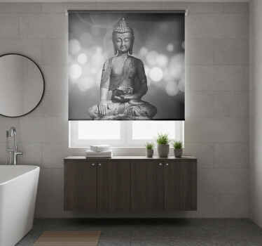 Zen rullegardiner med rolig buddha portræt - TenStickers