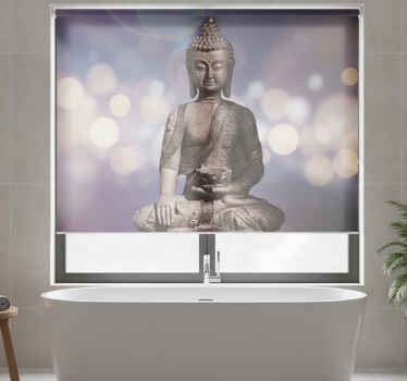 Zen rullegardiner amethyst buddha - TenStickers