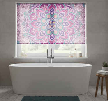 Zen rullegardiner mandala design mønster - TenStickers