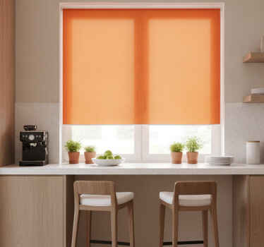 Orange blind in vibrant tangerine color - TenStickers