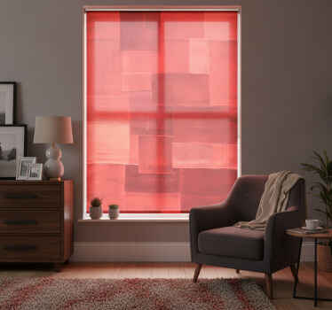 Red blind with reconstructed pattern - TenStickers