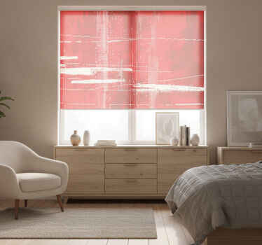 Red blind with contemporary stripes design - TenStickers