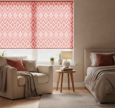 Red blind with ethnic vintage design - TenStickers