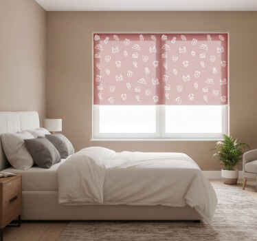 Red blind with swiss symbols - TenStickers