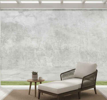 Cortina roller exterior patrón imitación concreto moderno - TenVinilo