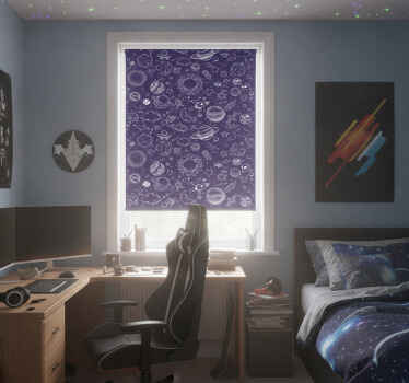 Estore de rolo juvenil planeta doodle - TenStickers