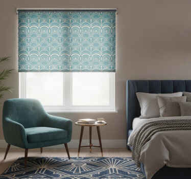 Classic blind vintage art deco wallpaper - TenStickers
