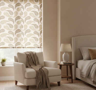Classic blind indian paisley design - TenStickers