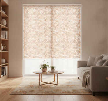 Traditional roller blind in two-tone psychedelic - TenStickers