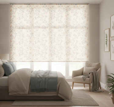 Traditional roller blind paradise row - TenStickers
