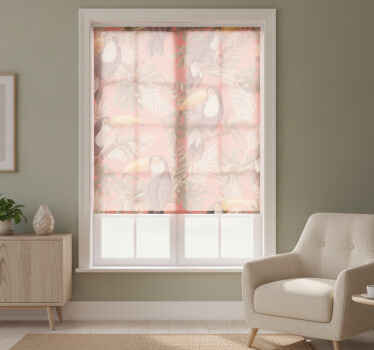 Hallway blind toucans tropical wallpaper - TenStickers