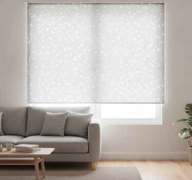 Hallway blind tree branches white and silver design - TenStickers