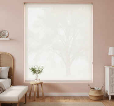 Cortina roller blanca screen - TenVinilo