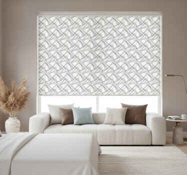 Estore de rolo para quarto de casal padrão elegante 160 - TenStickers