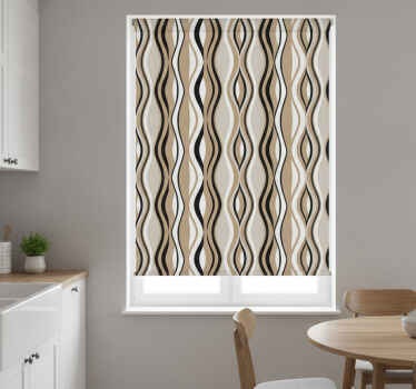 Blind kitchen width 130 curly pattern - TenStickers