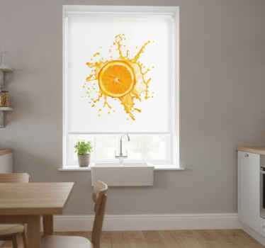 Blind kitchen width 130 orange fruit - TenStickers