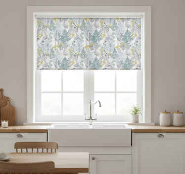 Blind kitchen width 170 forest plants - TenStickers