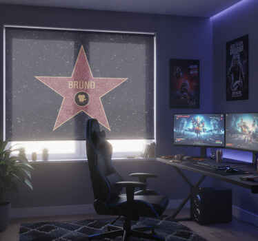 Estor enrollable tv estrella de hollywood - TenVinilo