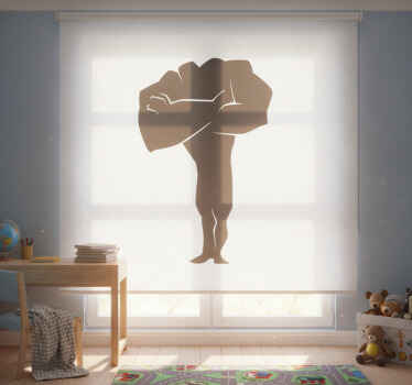 Superhero roller blind super strong kids vinyl - TenStickers