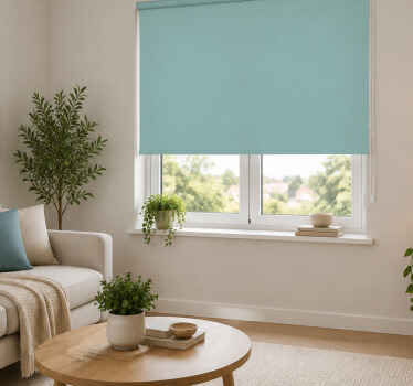 Turquoise blind simple and clean - TenStickers
