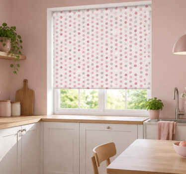 Blind pink small polka dots pattern - TenStickers
