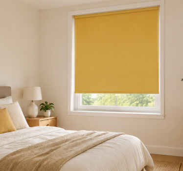 Yellow blind bright and cheerful - TenStickers