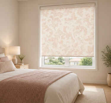 Blind pink floral light design - TenStickers