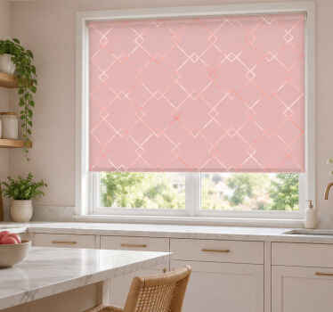 Blind pink modern squares design - TenStickers