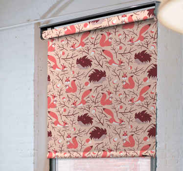 Rolo zavjese životinje motiv uzorka faune - TenStickers