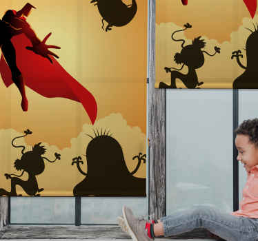 Monster fith superhelt rullgardin - TenStickers