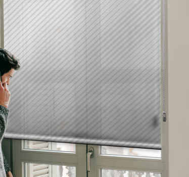 Rollo Fenster Grau diagonale streifen - TenStickers