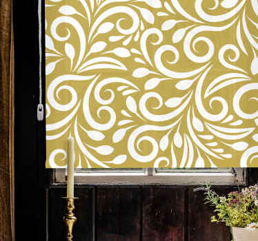 Rollo Fenster Elegant verziertes wirbelmuster - TenStickers