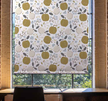 Apple Floral Print blind fruit - TenStickers