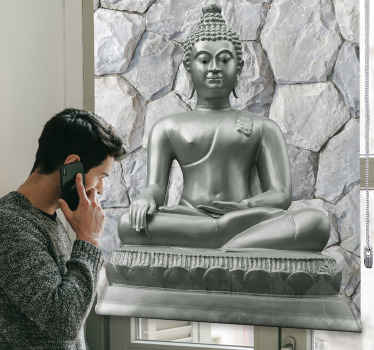 Steineffekt Buddha Zen Rollo - TenStickers