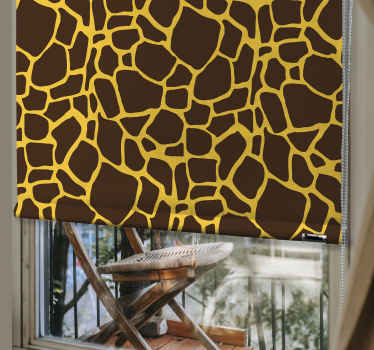 Store enrouleur animaux motif girafe - TenStickers