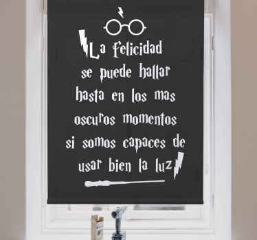 Obter este incrível produtode harry potter cego agora em sua casa! Esta incrível cortina de rolo para adolescentes é feita para o quarto de seus filhos. Peça agora!