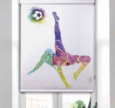 Stores plus de sport Joueur de foot aquarelle - TenStickers
