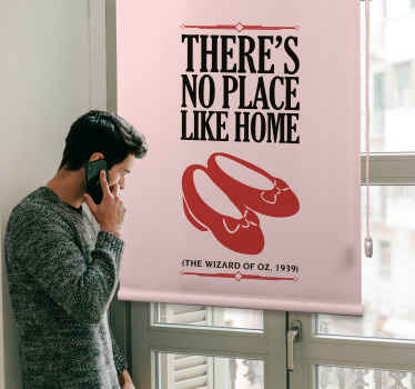 No Place Like Home Quote text blind - TenStickers