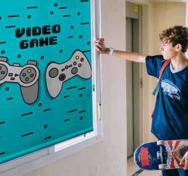 Stores monstres Deux contrôleurs rétro - TenStickers