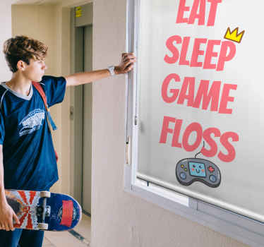 Gamer Lifestyle Motif geek roller blind - TenStickers