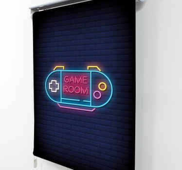 Stores monstres Salle de jeux avec néon - TenStickers