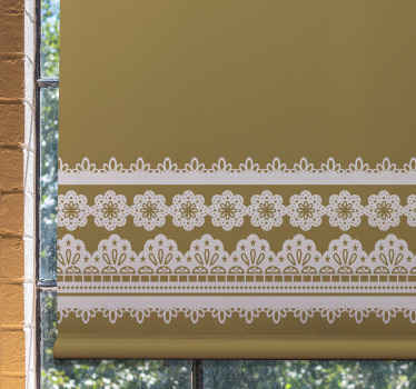 Rollo Fenster Elegant band mit spitzenmuster - TenStickers