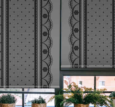Rollo Fenster Elegant spitzenmusterdetail - TenStickers